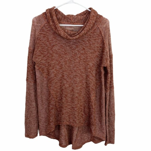 Free People Beatnik Hacci Cowl Neck Sweater Small - Picture 2 of 9